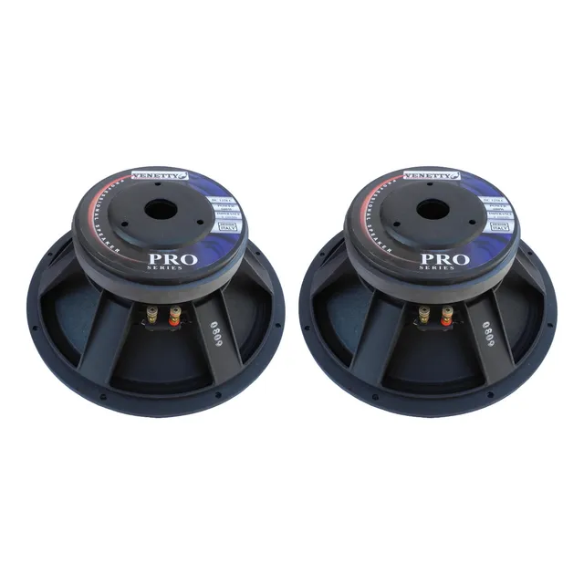 Bocina Venetty 12 600w 98.5db Bobina 3.0'' Lineal (2 Piezas)