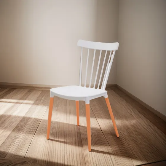 Silla Para Comedor Oirchot Polipropileno Patas En Madera