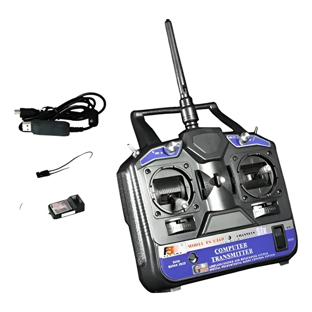 Radio Control 6 Canales Fs-ct6b 2.4ghz Receptor R6b Robot