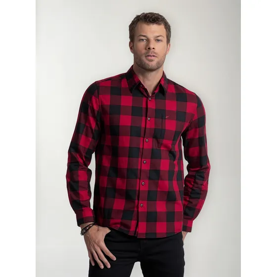 Ellus Camisa Hombre Regular Cuadros