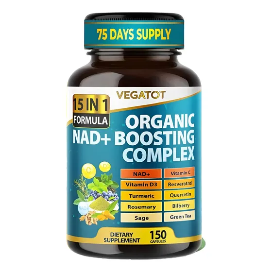 Nad 15 En 1 + Quercetin + Trans Resveratrol 150 Capsulas Sin Sabor | Cuotas sin interés