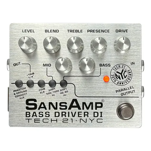 Pedal de efecto Tech 21 SansAmp Bass Driver DI V2 negro | MercadoLibre