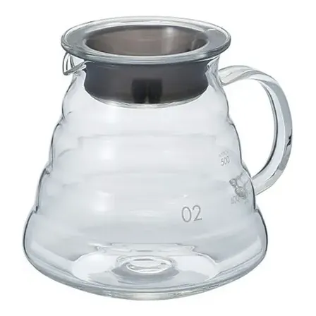 Jarra Lyca Vidro Borossilicato 600ml Ondulada Para Café Chá Suco