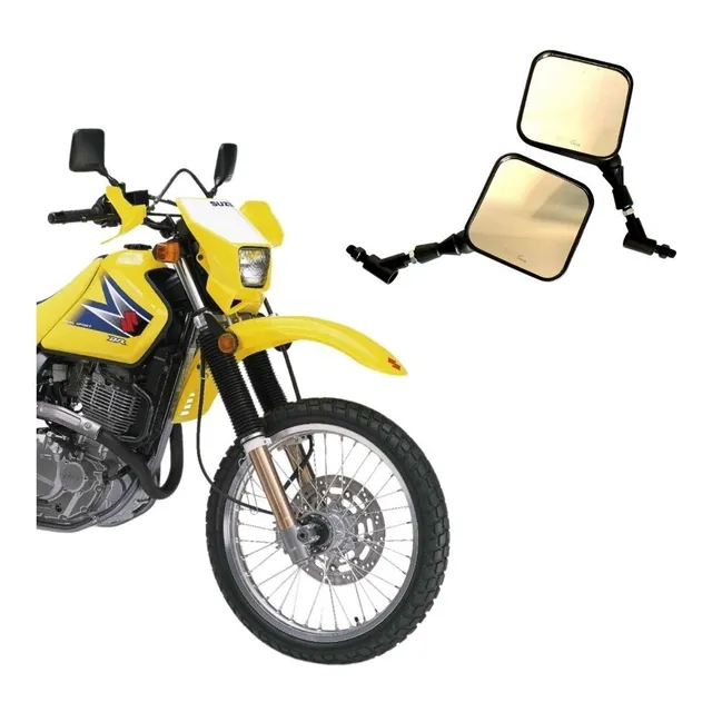 Espejos Retrovisores Moto Susuki Dr650 Cuadrado