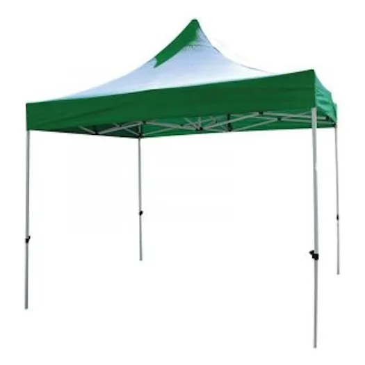 Toldo Cuadrado Plegable Verde 2x2m Poliester Alta Res. Costa