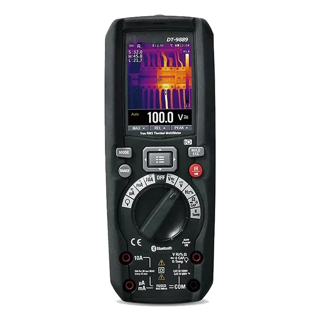 Dt-9889 Multimetro Digital Camara Termografica Infrarroja Do