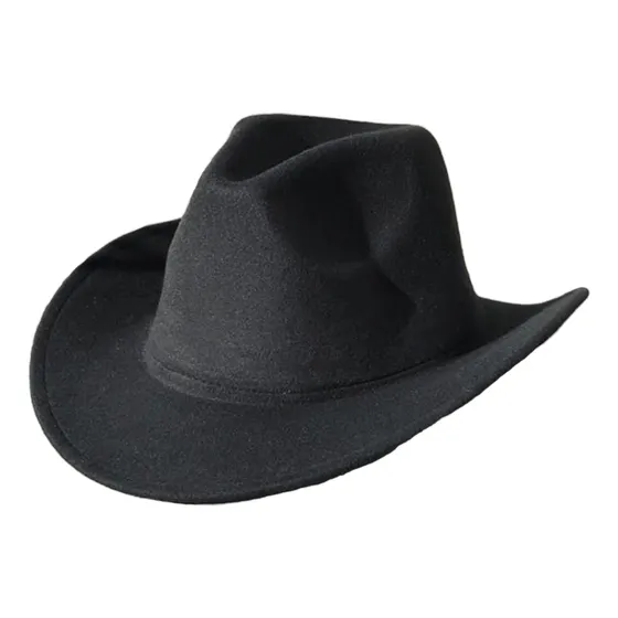 Sombrero Cowboy Paño Vaquero Clasico Ajustable Hombre Mujer