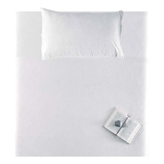 Juego Cubre Colchón Impermeable Individual + Almohada 