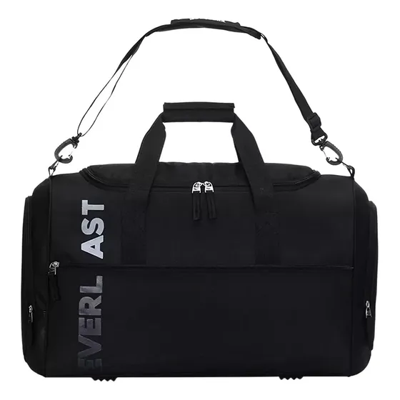 Bolso Deportivo Everlast Gimnasio Reforzado 16014 Negro Liso