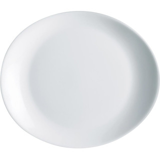 Plato Para Carne Luminarc Friend's Time, 30 Cm, Cristal Blanco Plato Para Carne Luminarc Friend's Time, 30 Cm, Cristal Blanco