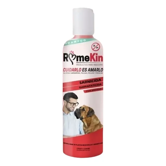 Champú Amitraz, Contra Sarna Y Garrapatas, Para Perro 250ml