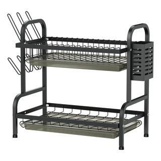 Escurreplatos, Ispecle Escurreplatos De 2 Niveles Con Por... Escurreplatos, Ispecle Escurreplatos De 2 Niveles Con Por...