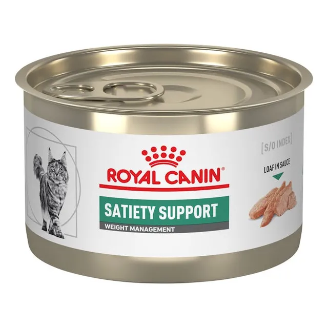 Lata Alimento Royal Canin Satiety Support Gato Adulto 145 G
