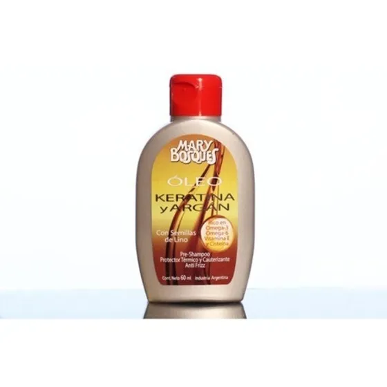Mary Bosques Oleo Keratina Y Argan X 60ml Con Semi De Lino