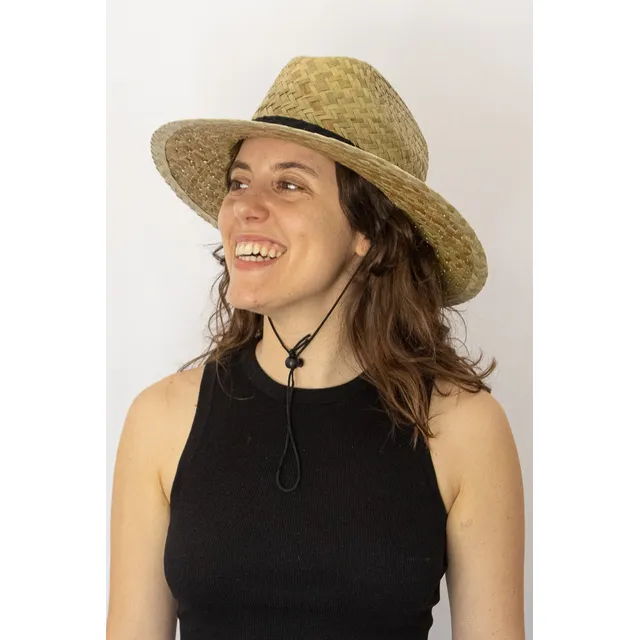 Sombrero De Paja Modelo Unisex Con Regulador