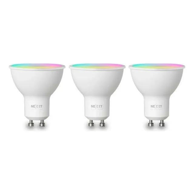 Nexxt NHB-C320 3PK Pack 3 Ampolleta Inteligente Led Color Rgb/white 220v