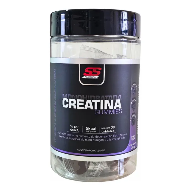 Creatina Monohidratada Gummy Suplemento Em Gomas Sabor Uva
