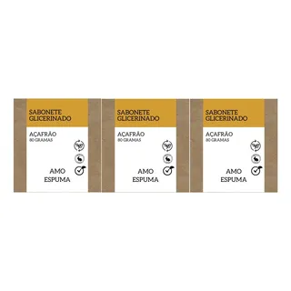 3 Sabonetes De Açafrão Depilatorio Promocional 3 Sabonetes De Açafrão Depilatorio Promocional