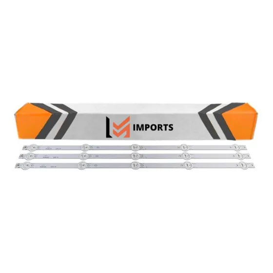 Kit Barras De Led Tv Philco Ph28c20 Ph28c20d Em Aluminio