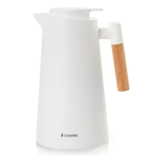 Termopro Garrafa Térmica Café Chå 1 Litro Princess Branca Cor Branco Termopro Garrafa Térmica Café Chå 1 Litro Princess Branca Cor Branco