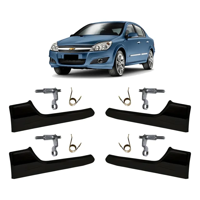Kit 4 Maçaneta Gatilho Interno Vectra 2008 2009 2010 2011