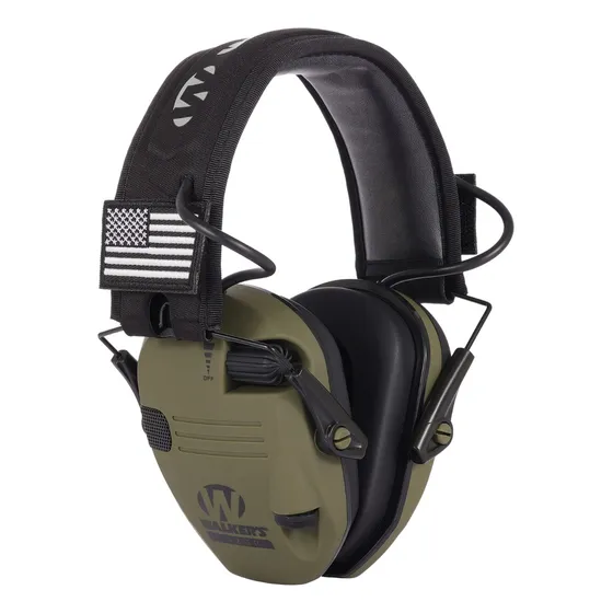 Elite protetor auricular ouvido abafador eletrônico esportivo eua cor verde