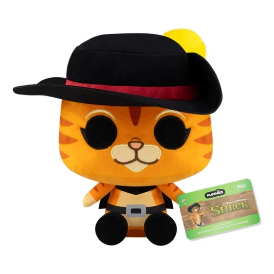 Funko Pop Plush: Shrek Dreamworks 30 Aniv Gato Peluche Color Naranja