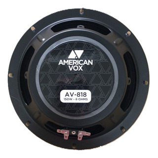 Parlante Woofer Av 818 American Vox 150w Parlante Woofer Av 818 American Vox 150w