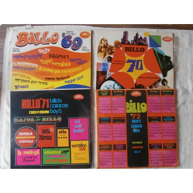 Discos De Vinilo Colección De 12 Lp De Billo´s 