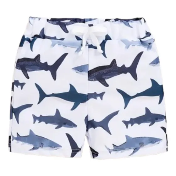 Short Playero Estampado Tiburón