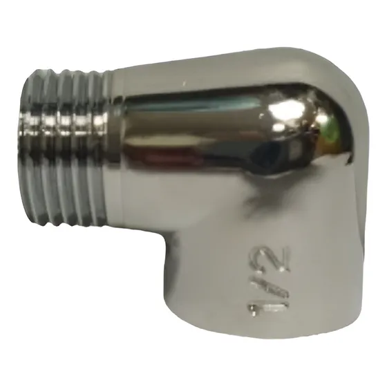 Codo Cachimbo De 1/2 Pulgadas Cromado Pulido Belt-g