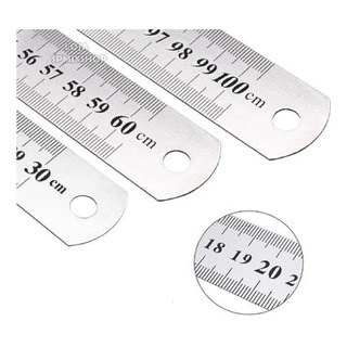 Kit De Réguas 30 Cm, 60 Cm E 1 Metro Aço Inox Kit De Réguas 30 Cm, 60 Cm E 1 Metro Aço Inox