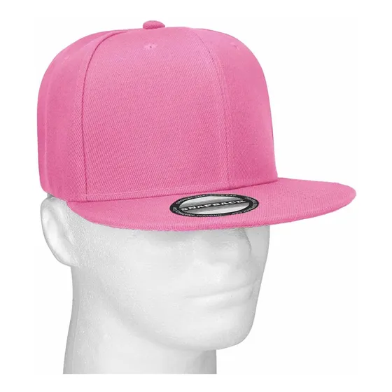 Gorras Planas Rosadas Unicolor Ajustables Snapback Al Mayor 