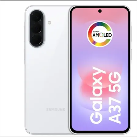 Celular Samsung Galaxy A37 5g 256gb, 8gb Ram, Câmera 50mp Branco