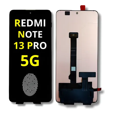 Tela Display Para Redmi Note 13 Pro 5g Amoled Orig Nacional Preto