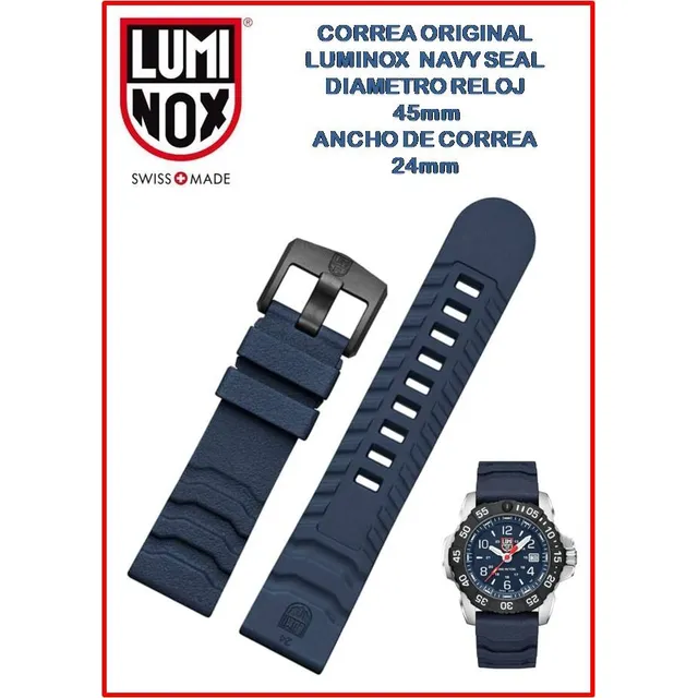 Correa Reloj Luminox 24mm Aplica Para Varios Modelos