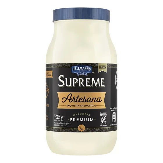 Hellmann's Supreme Mayonesa Artesana 735 Gr