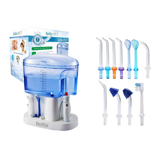 Irrigador Bucal Dental Oral Water Belfia Hf7 Con 11 Picos 1000ml Color Blanco 220v Familiar Nasal Irrigador Bucal Dental Oral Water Belfia Hf7 Con 11 Picos 1000ml Color Blanco 220v Familiar Nasal
