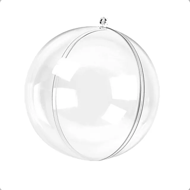 30 Esferas Acrílicas 7cm - P/ Personalizar - Promoção