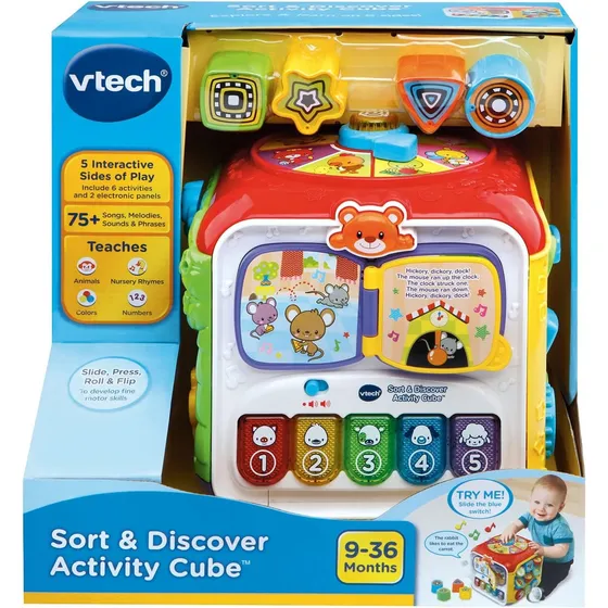 Cubo De Actividades Para Bebes Sort And Discover Vtech 