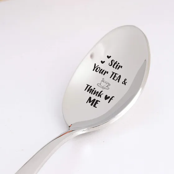 Bash Affair Stir Te Pensar Mi Cuchara Grabada Regalo Larga