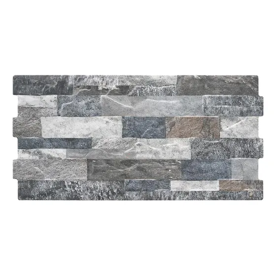 Revestimiento Imitación Piedra Gris Calidad  A  25x50
