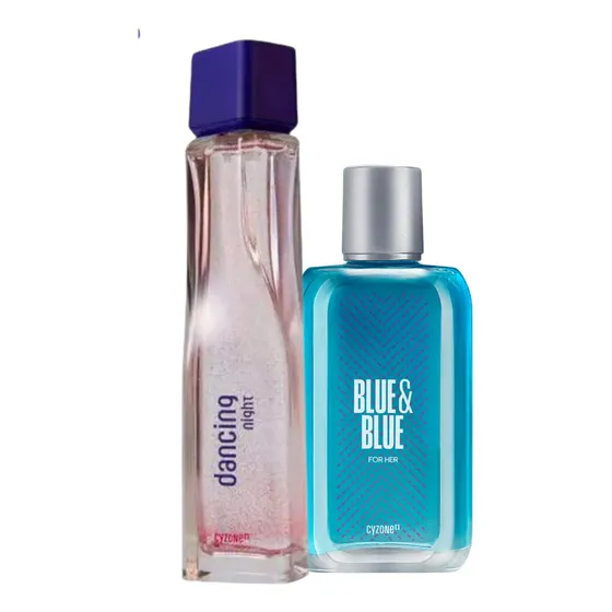 Set Perfume Blue And Blue Y Dancing Night Cyzone Mujer