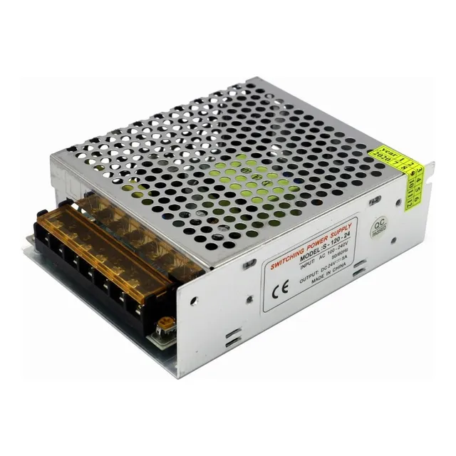 ` Fuente Conmutada De Alimentación 24v 5a 120w 110/220 Vca