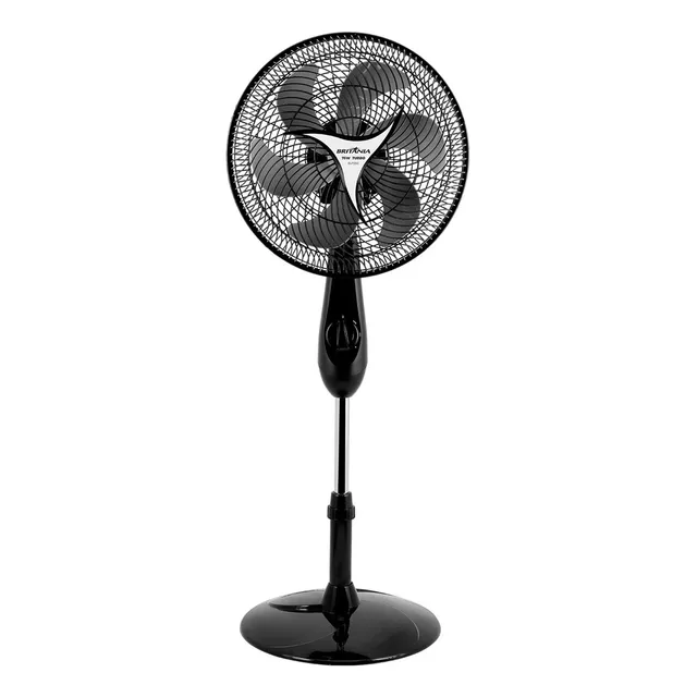 Ventilador De Coluna Bvt350 Maxx Force 75w Britânia Cor da estrutura Preto Cor das pás Cinza Diâmetro 30 cm Frequência 60 Material das pás Plástico Quantidade de pás 6 220V