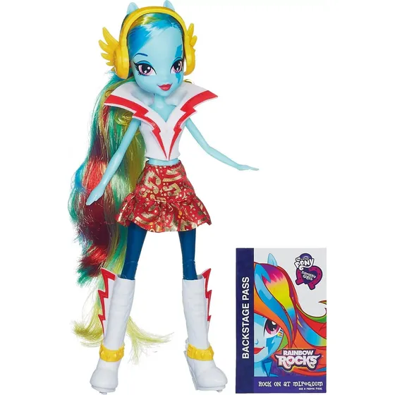 Boneca Hasbro My Little Pony - Rainbow Dash - Rainbow Rocks