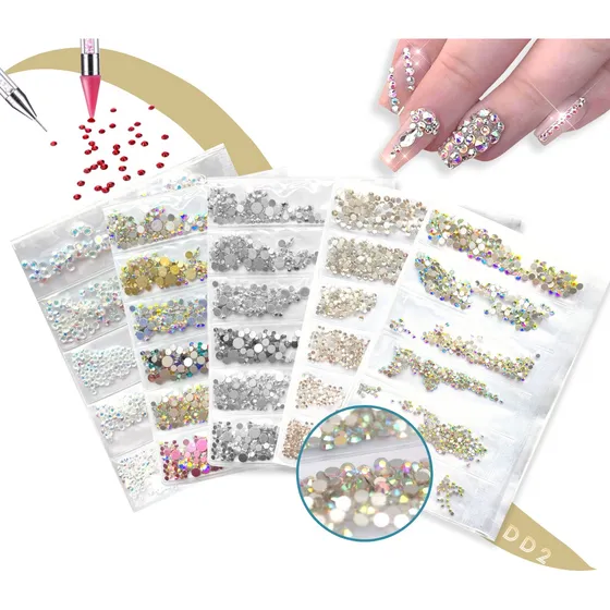 Strass Cristales Piedras 3d Para Uñas Decoración Nail Art
