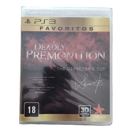 Deadly Premonition - Ps3 - Lacrado!