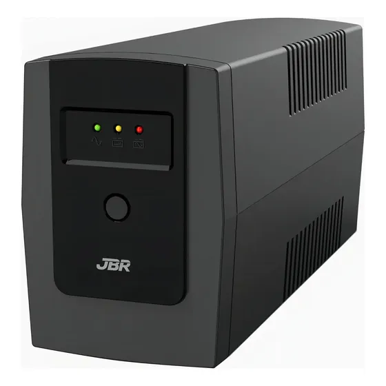 Nobreak JBR 800VA Mono Entrada e saída de preto