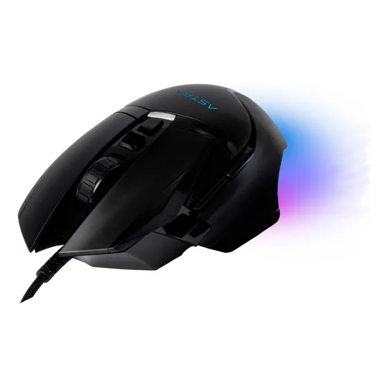 Mouse Gaming Rgb Alámbrico Usb 8 Botones 12800dpi Astra